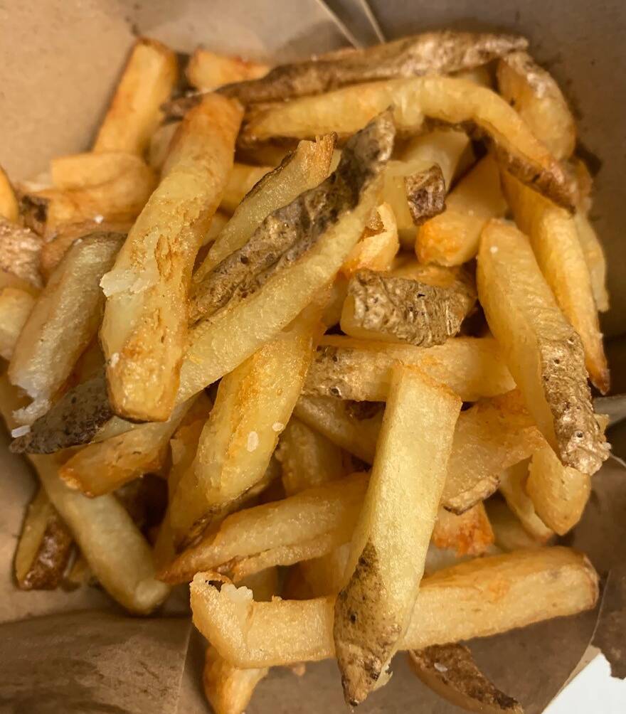 Hand cut fries tossed with sea salt and oregano