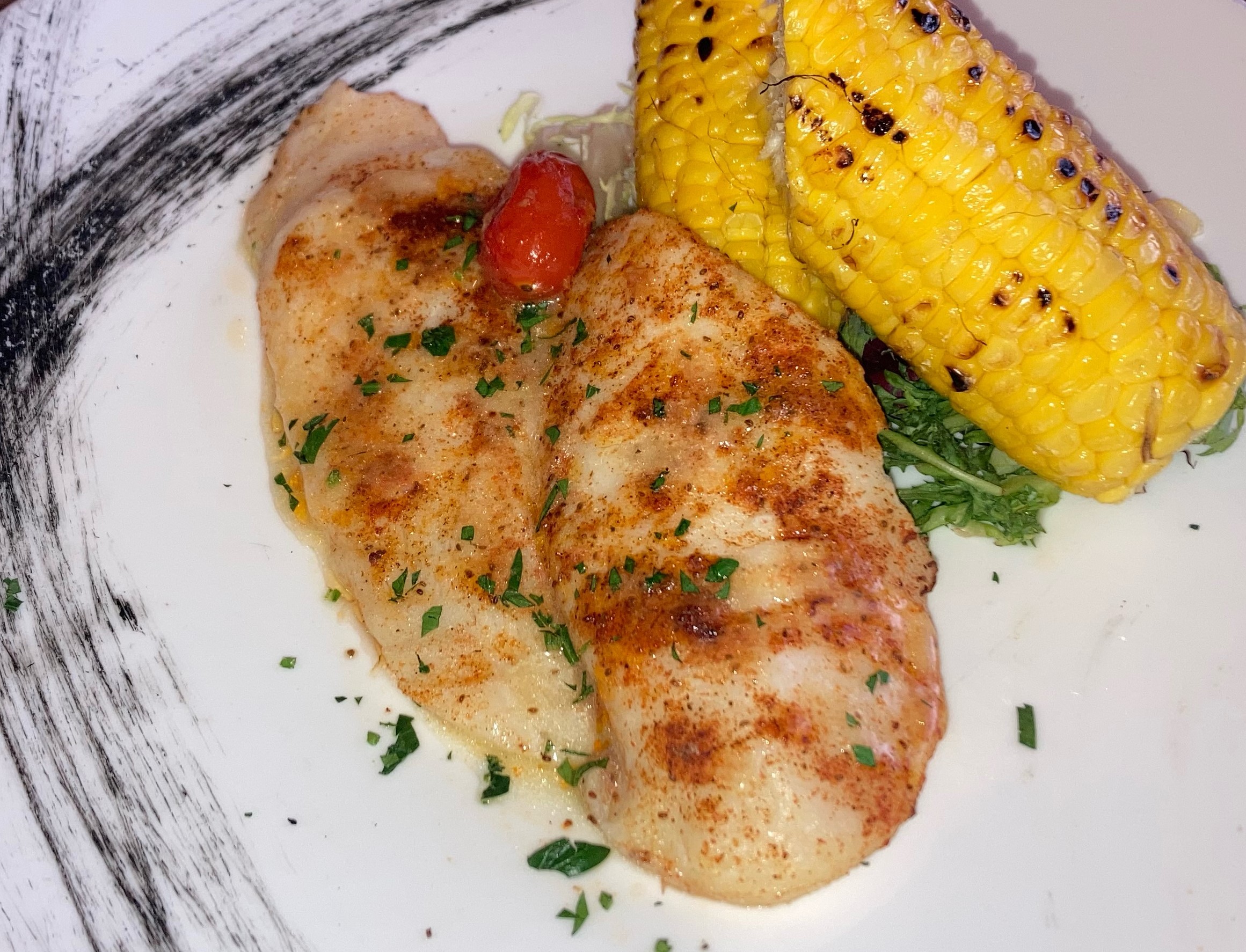 Sole with Corn